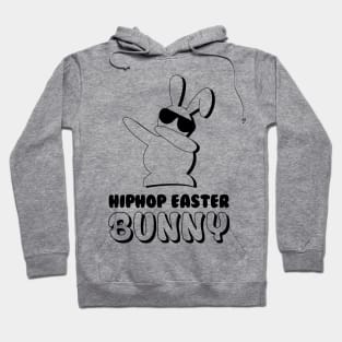 Dabbing hip hop bunny easter Hoodie